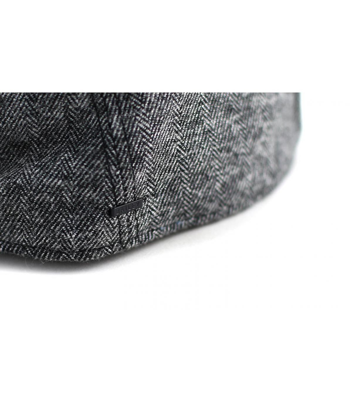 black cotton duckbill cap